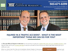 Tablet Screenshot of claytonmorrison.com